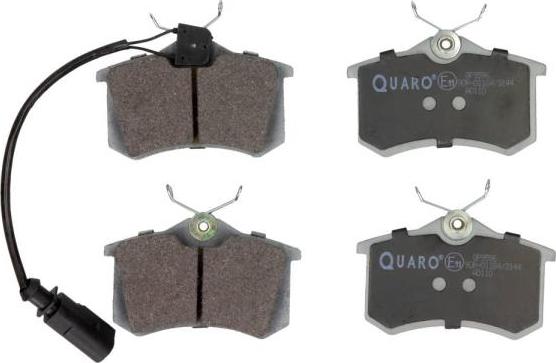 QUARO QP9596 - Комплект спирачно феродо, дискови спирачки vvparts.bg