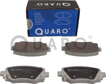 QUARO QP9284 - Комплект спирачно феродо, дискови спирачки vvparts.bg