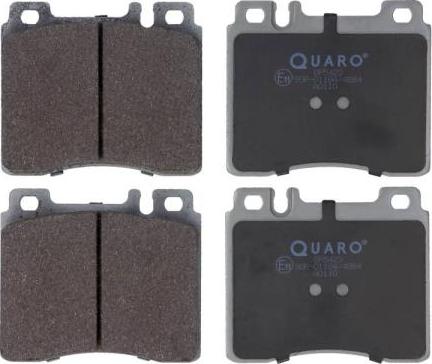 QUARO QP5423 - Комплект спирачно феродо, дискови спирачки vvparts.bg