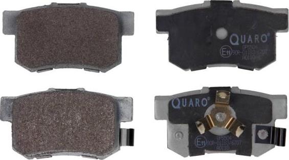 QUARO QP5504 - Комплект спирачно феродо, дискови спирачки vvparts.bg