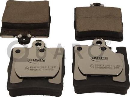 QUARO QP5084C - Комплект спирачно феродо, дискови спирачки vvparts.bg