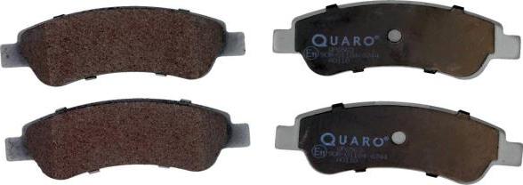 QUARO QP6563 - Комплект спирачно феродо, дискови спирачки vvparts.bg