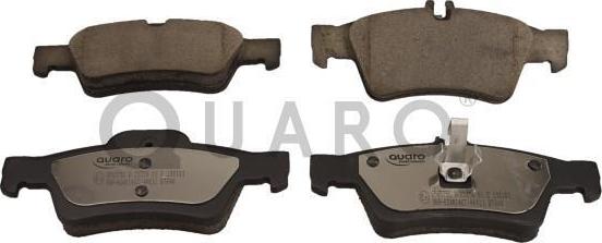 QUARO QP6575C - Комплект спирачно феродо, дискови спирачки vvparts.bg