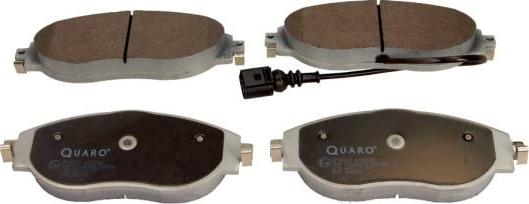 QUARO QP6623 - Комплект спирачно феродо, дискови спирачки vvparts.bg