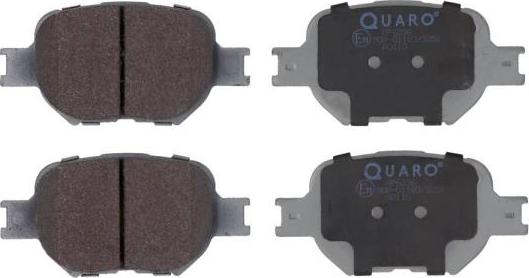 QUARO QP6236 - Комплект спирачно феродо, дискови спирачки vvparts.bg