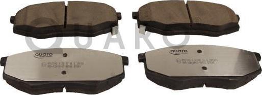 QUARO QP6784C - Комплект спирачно феродо, дискови спирачки vvparts.bg