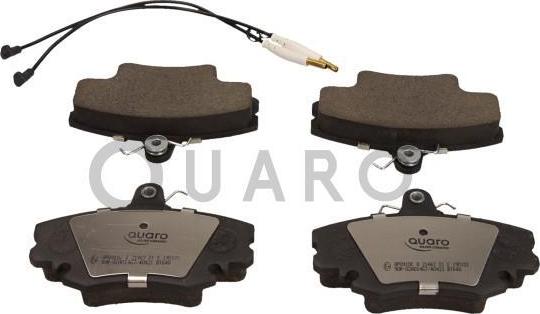 QUARO QP0910C - Комплект спирачно феродо, дискови спирачки vvparts.bg