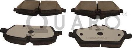 QUARO QP0640C - Комплект спирачно феродо, дискови спирачки vvparts.bg