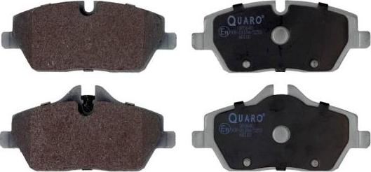 QUARO QP0640 - Комплект спирачно феродо, дискови спирачки vvparts.bg