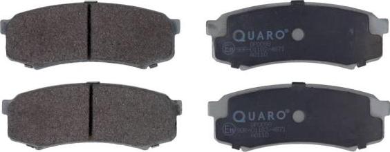 QUARO QP0098 - Комплект спирачно феродо, дискови спирачки vvparts.bg