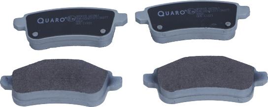 QUARO QP0015 - Комплект спирачно феродо, дискови спирачки vvparts.bg