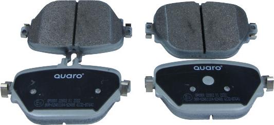 QUARO QP0800 - Комплект спирачно феродо, дискови спирачки vvparts.bg