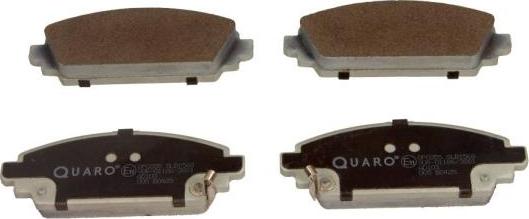 QUARO QP0355 - Комплект спирачно феродо, дискови спирачки vvparts.bg