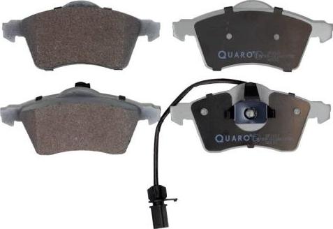 QUARO QP1611 - Комплект спирачно феродо, дискови спирачки vvparts.bg