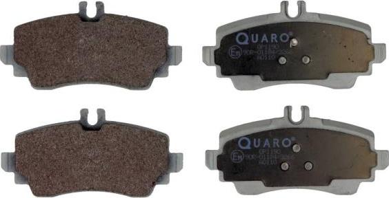 QUARO QP1190 - Комплект спирачно феродо, дискови спирачки vvparts.bg