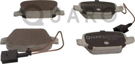 QUARO QP1374 - Комплект спирачно феродо, дискови спирачки vvparts.bg