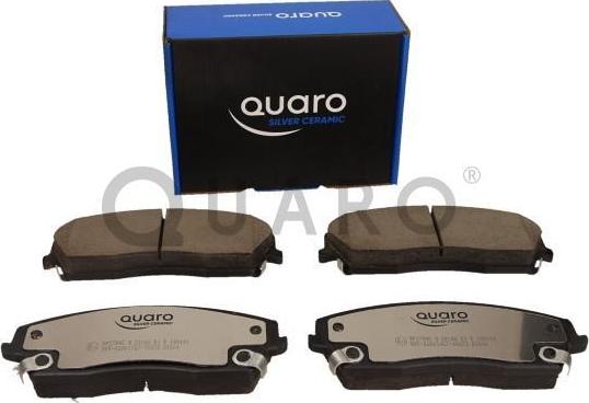 QUARO QP1784C - Комплект спирачно феродо, дискови спирачки vvparts.bg