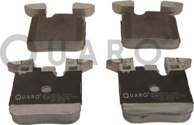 QUARO QP8155 - Комплект спирачно феродо, дискови спирачки vvparts.bg
