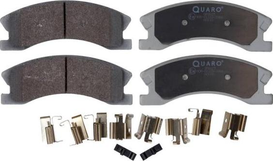 QUARO QP8825 - Комплект спирачно феродо, дискови спирачки vvparts.bg