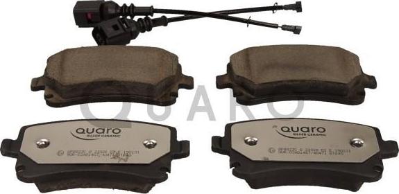 QUARO QP8823C - Комплект спирачно феродо, дискови спирачки vvparts.bg
