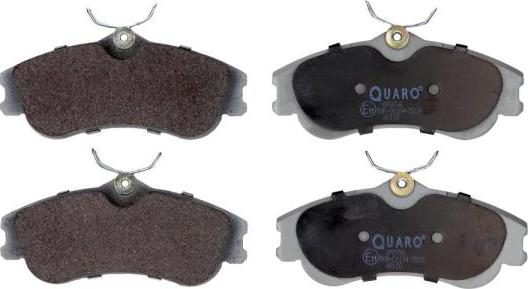 QUARO QP8796 - Комплект спирачно феродо, дискови спирачки vvparts.bg