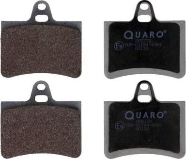 QUARO QP8778 - Комплект спирачно феродо, дискови спирачки vvparts.bg