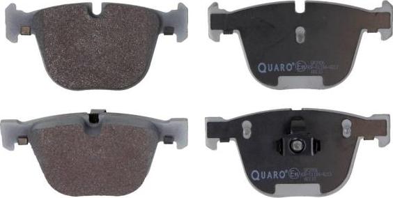 QUARO QP3906 - Комплект спирачно феродо, дискови спирачки vvparts.bg