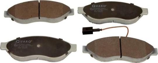 QUARO QP3600 - Комплект спирачно феродо, дискови спирачки vvparts.bg