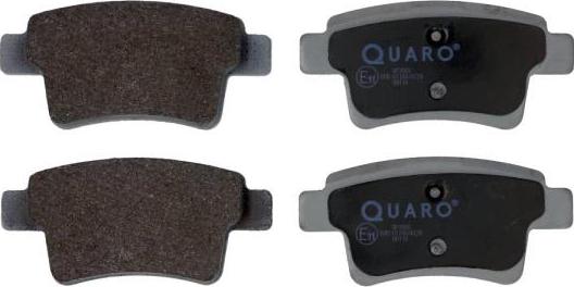 QUARO QP3088 - Комплект спирачно феродо, дискови спирачки vvparts.bg