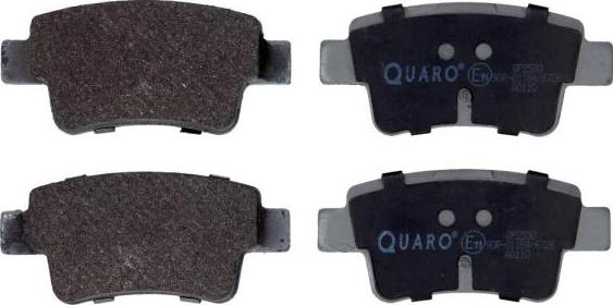 QUARO QP2530 - Комплект спирачно феродо, дискови спирачки vvparts.bg