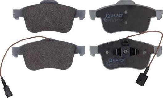 QUARO QP2677 - Комплект спирачно феродо, дискови спирачки vvparts.bg
