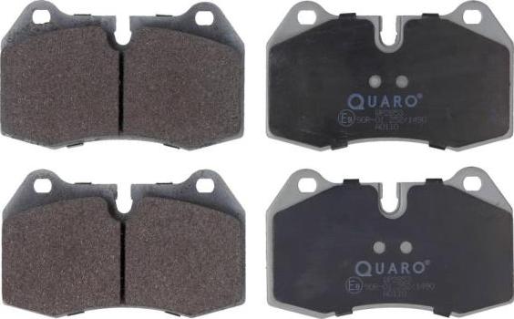 QUARO QP2853 - Комплект спирачно феродо, дискови спирачки vvparts.bg