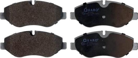 QUARO QP2306 - Комплект спирачно феродо, дискови спирачки vvparts.bg