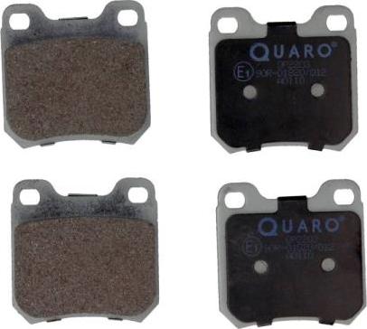 QUARO QP2203 - Комплект спирачно феродо, дискови спирачки vvparts.bg
