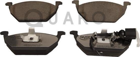 QUARO QP2226C - Комплект спирачно феродо, дискови спирачки vvparts.bg
