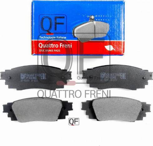 Quattro Freni QF503900 - Комплект спирачно феродо, дискови спирачки vvparts.bg