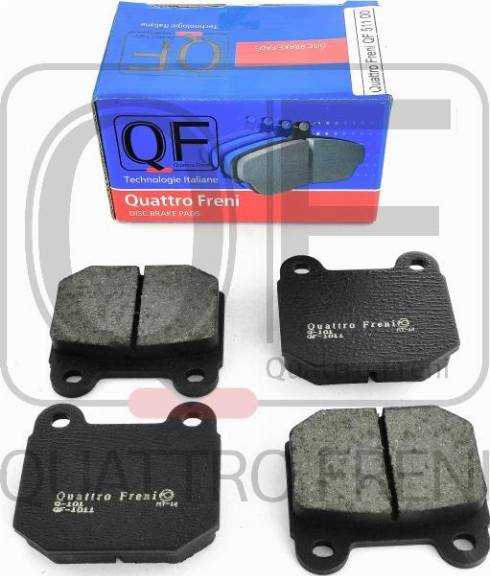 Quattro Freni QF51100 - Комплект спирачно феродо, дискови спирачки vvparts.bg