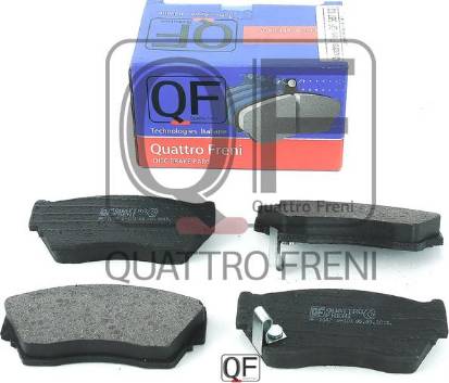 Quattro Freni QF58702 - Комплект спирачно феродо, дискови спирачки vvparts.bg