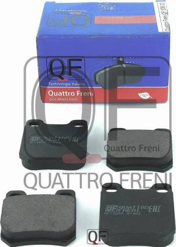 Quattro Freni QF53800 - Комплект спирачно феродо, дискови спирачки vvparts.bg