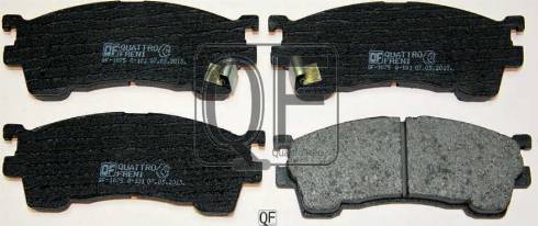 Quattro Freni QF57502 - Комплект спирачно феродо, дискови спирачки vvparts.bg