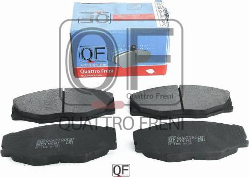 Quattro Freni QF60600 - Комплект спирачно феродо, дискови спирачки vvparts.bg