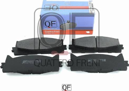 Quattro Freni QF68800 - Комплект спирачно феродо, дискови спирачки vvparts.bg