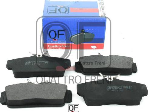 Quattro Freni QF62900 - Комплект спирачно феродо, дискови спирачки vvparts.bg