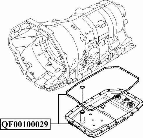 Quattro Freni QF00100029 - Маслена вана (картер), автоматична трансмисия vvparts.bg