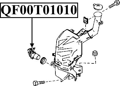 Quattro Freni QF00N00115 - Водна помпа за миещо устр., почистване на стъклата vvparts.bg