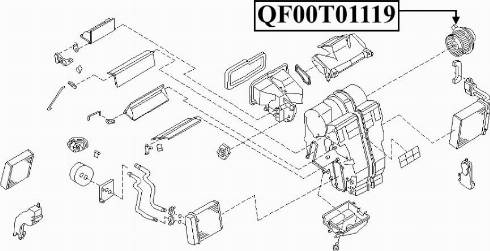 Quattro Freni QF00T01119 - Вентилатор вътрешно пространство vvparts.bg