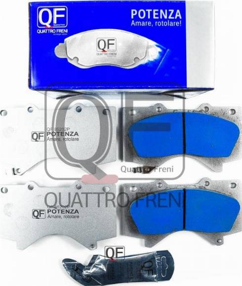 Quattro Freni QF85202P - Комплект спирачно феродо, дискови спирачки vvparts.bg
