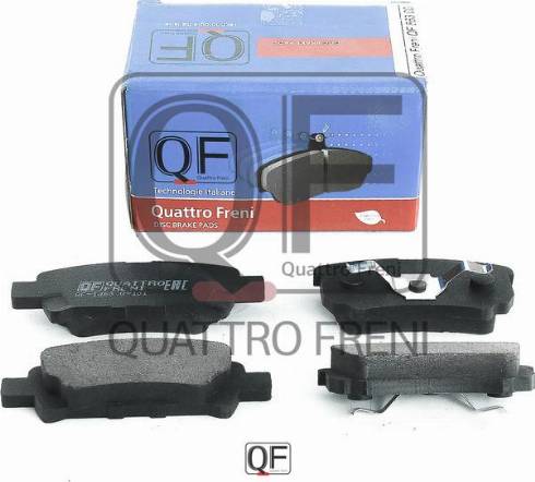 Quattro Freni QF86300 - Комплект спирачно феродо, дискови спирачки vvparts.bg