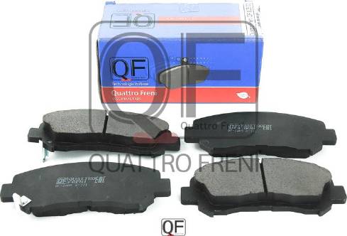 Quattro Freni QF80502 - Комплект спирачно феродо, дискови спирачки vvparts.bg