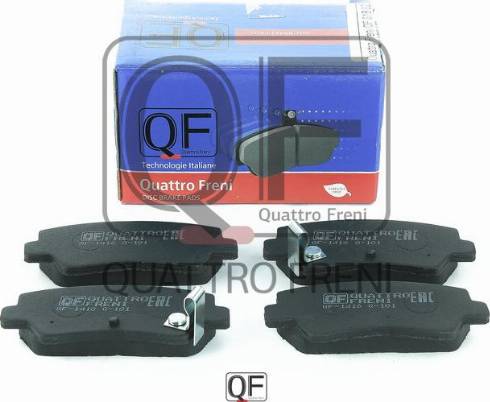 Quattro Freni QF81802 - Комплект спирачно феродо, дискови спирачки vvparts.bg